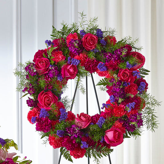 Calming Colors Wreath –  Sugardoll Florist, New York NY