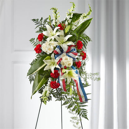 Stars of Life Standing Spray –  Sugardoll Florist, New York NY