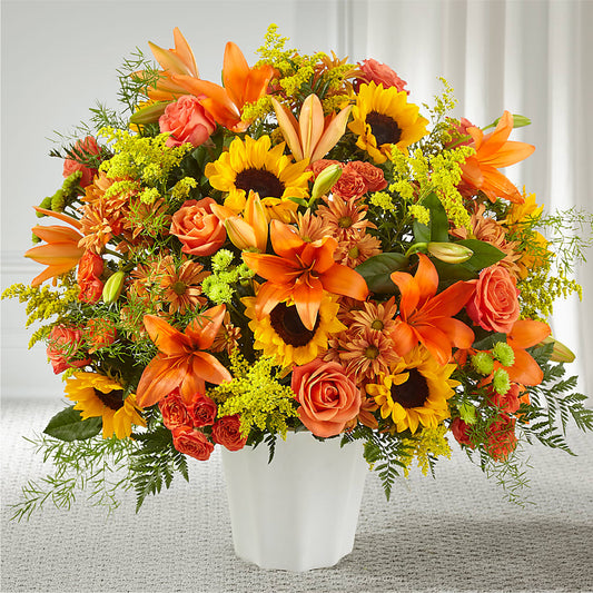 Harvest Thoughts Floor Basket –  Sugardoll Florist, New York NY