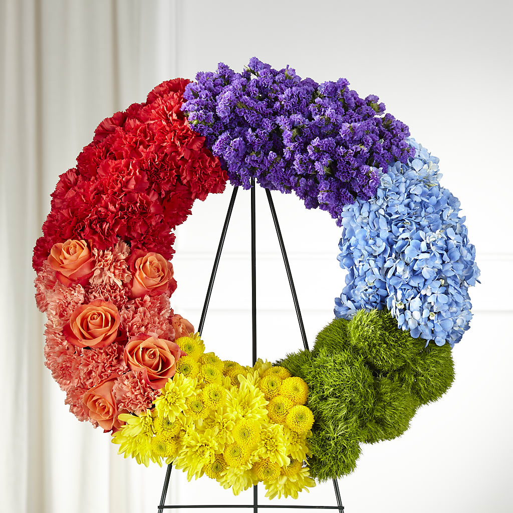 Circle of Love Wreath –  Sugardoll Florist, New York NY