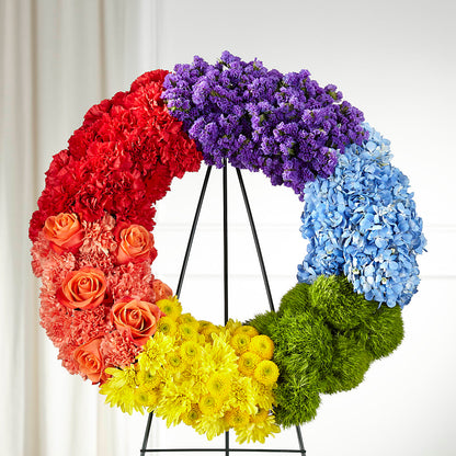 Circle of Love Wreath –  Sugardoll Florist, New York NY