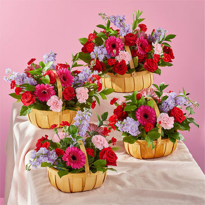 Pink Picnic Basket –  Sugardoll Florist, New York NY