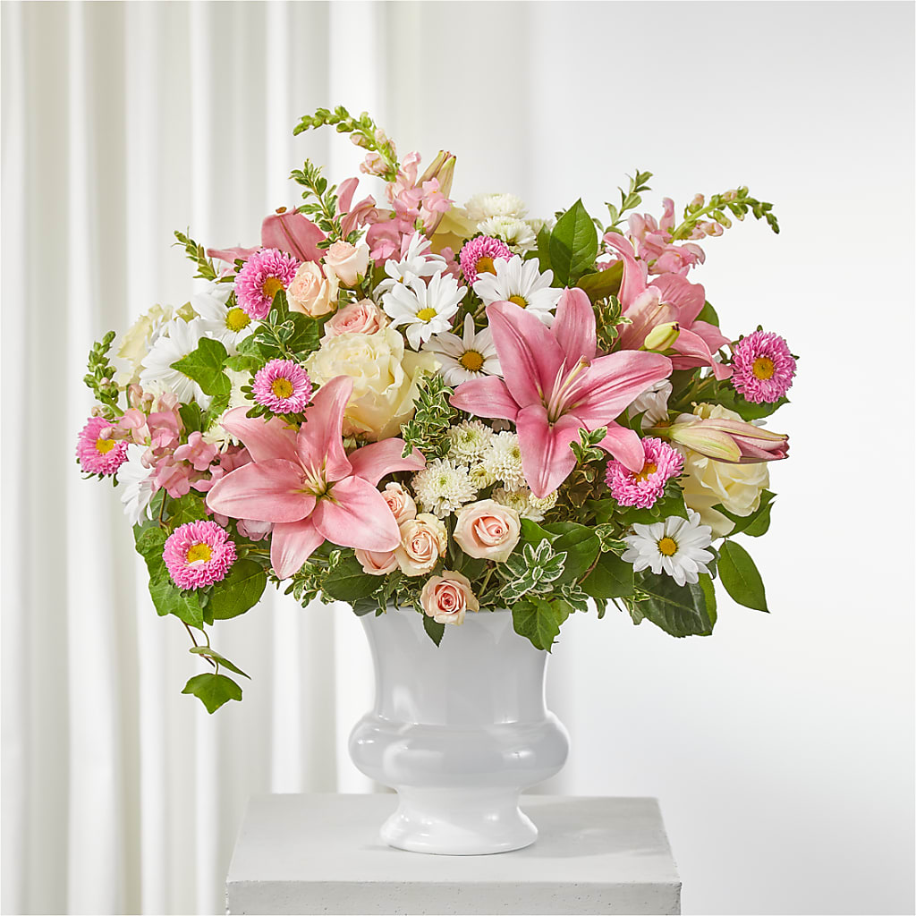Empathetic Blooms Urn Arrangement –  Sugardoll Florist, New York NY