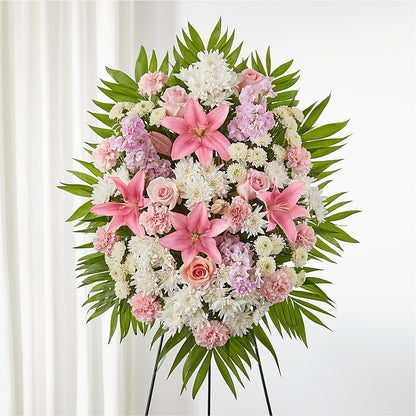 Offering Solace Standing Spray –  Sugardoll Florist, New York NY