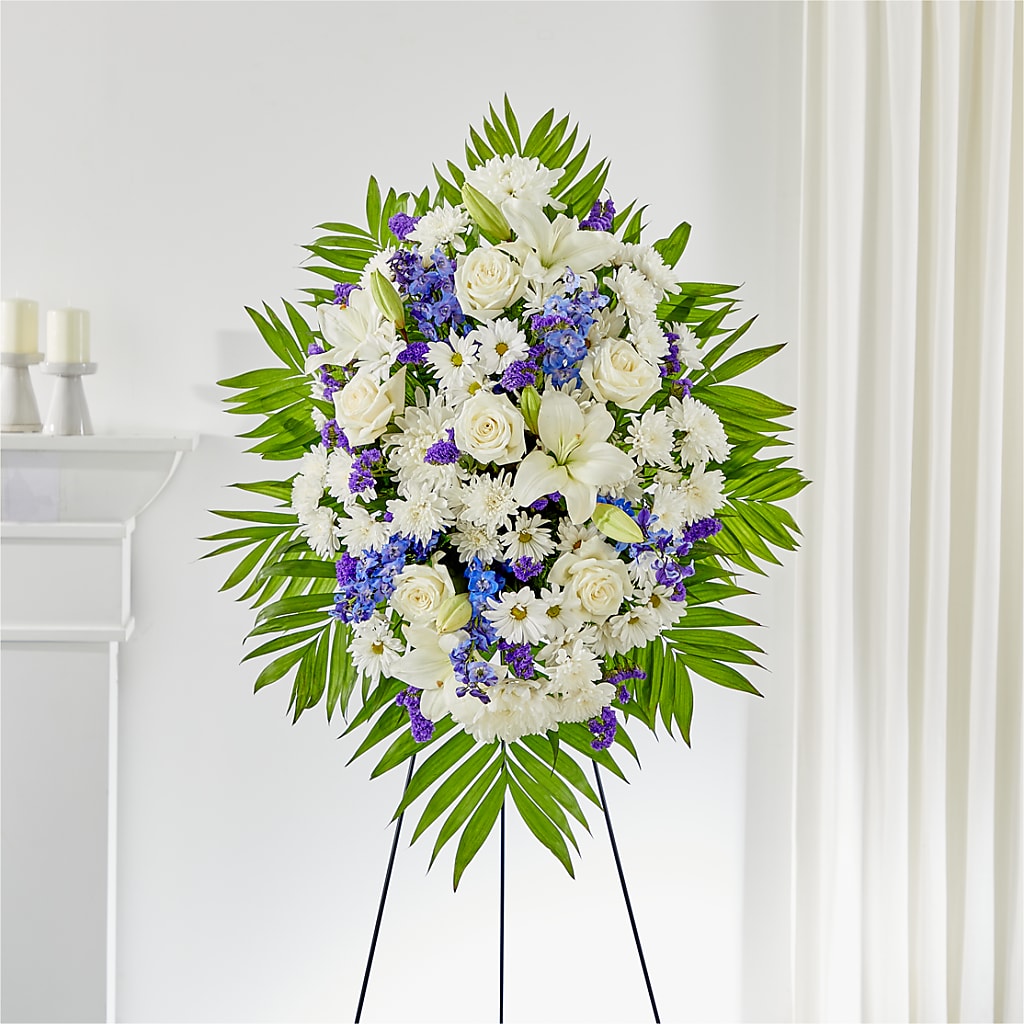 At Rest Standing Spray –  Sugardoll Florist, New York NY