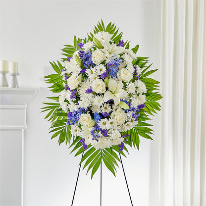 At Rest Standing Spray –  Sugardoll Florist, New York NY