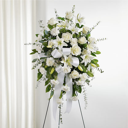 With Care Standing Spray –  Sugardoll Florist, New York NY
