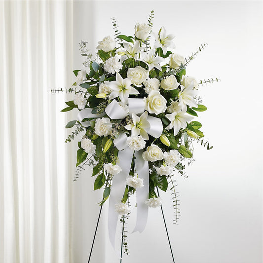 With Care Standing Spray –  Sugardoll Florist, New York NY