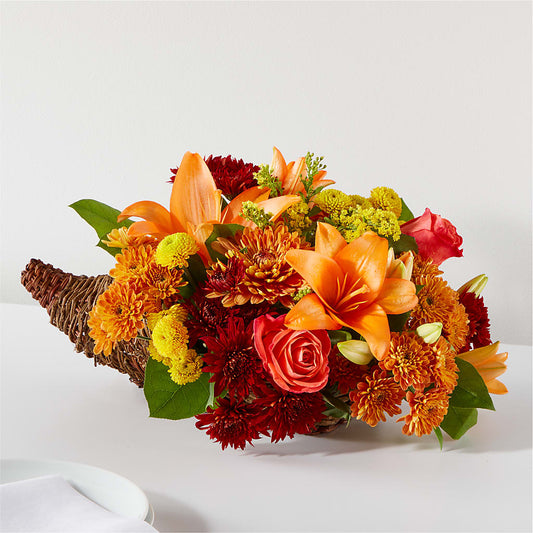 Bouquet of Blessings Cornucopia –  Sugardoll Florist, New York NY