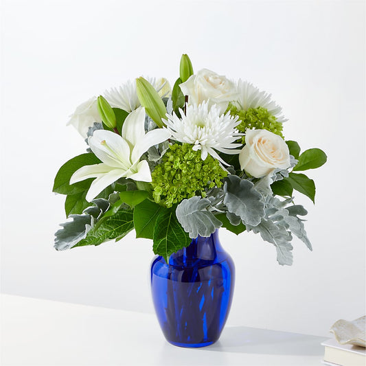 Snowy Dreams Bouquet –  Sugardoll Florist, New York NY