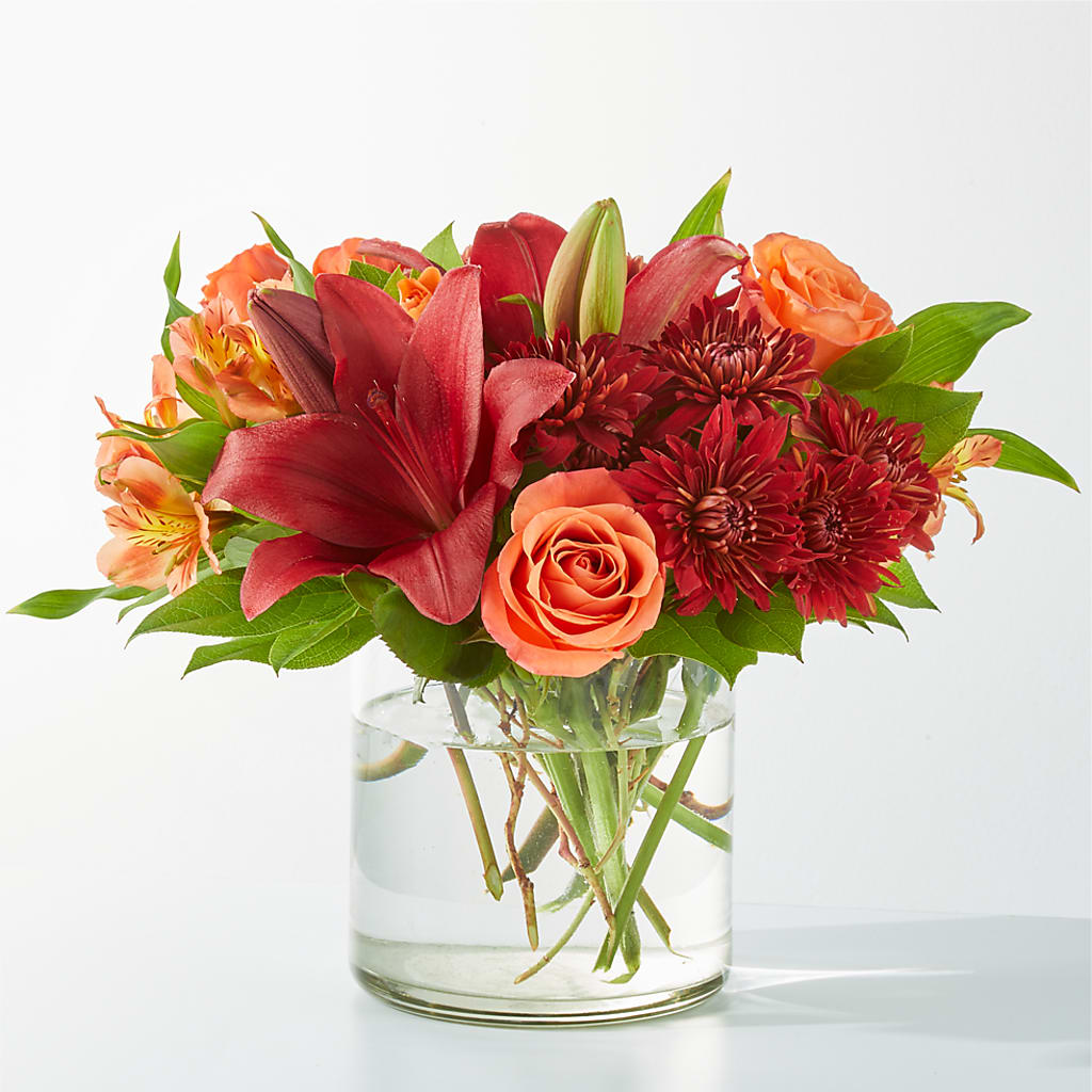 Crimson Leaves Bouquet –  Sugardoll Florist, New York NY