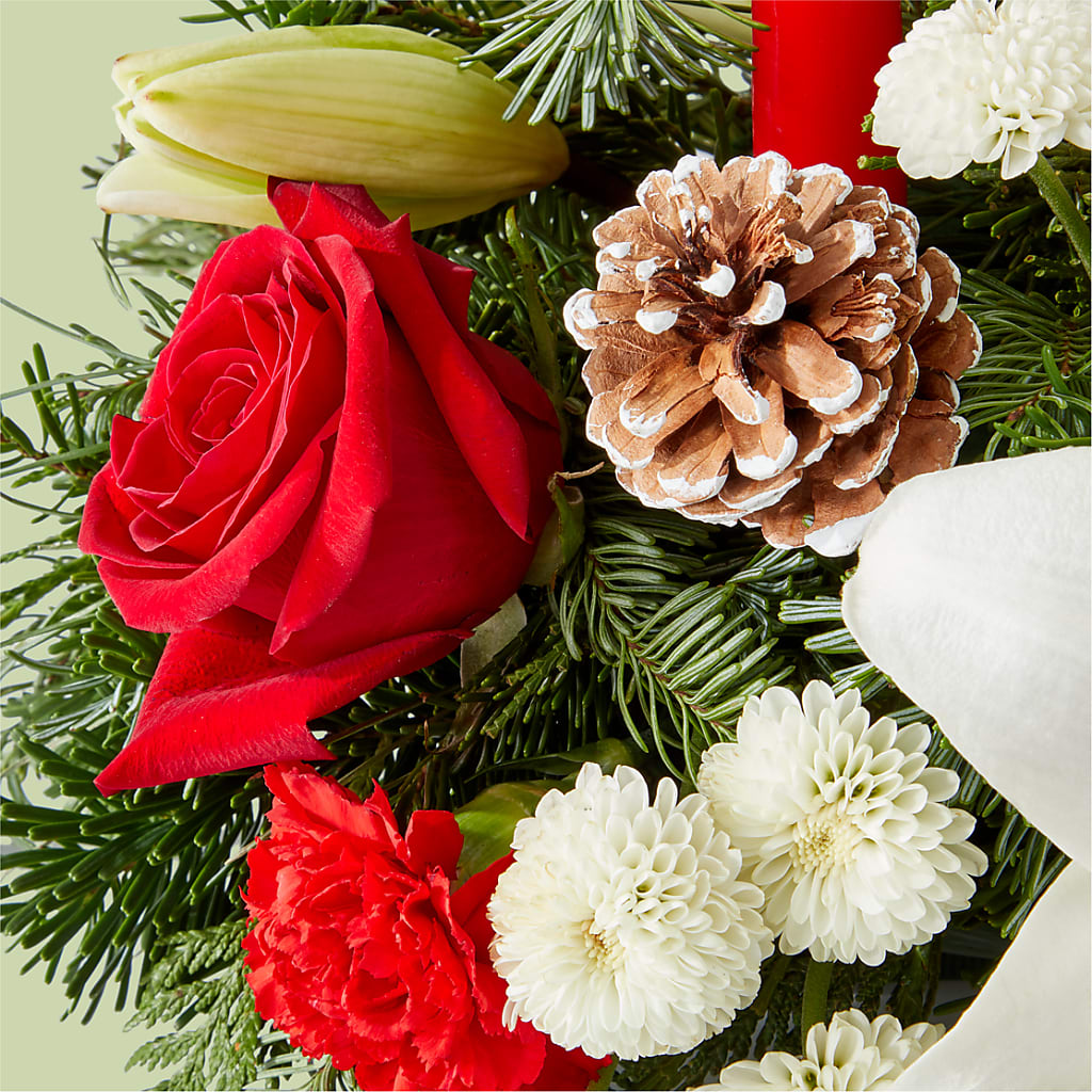 Seasonal Festivities Centerpiece –  Sugardoll Florist, New York NY