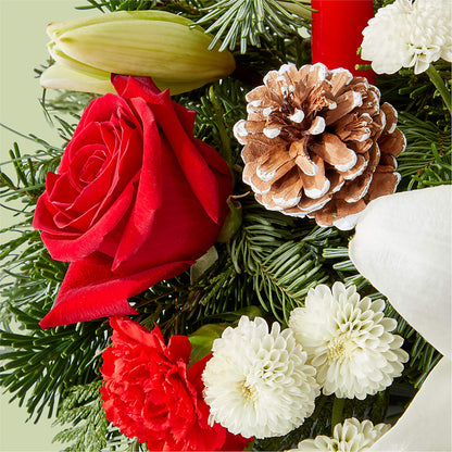 Seasonal Festivities Centerpiece –  Sugardoll Florist, New York NY