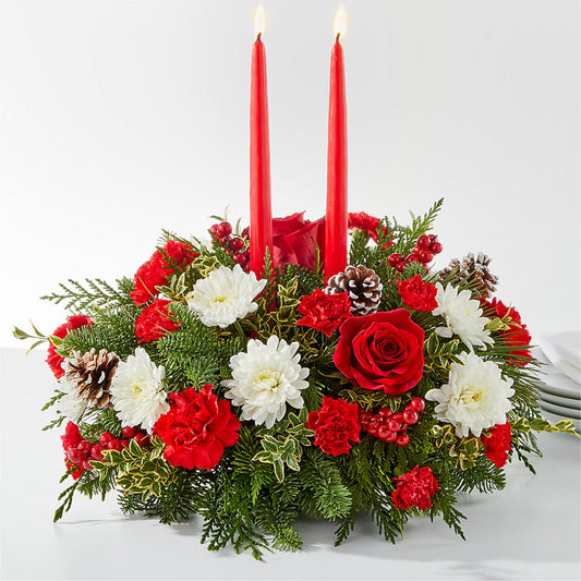 Holiday Soiree Centerpiece –  Sugardoll Florist, New York NY
