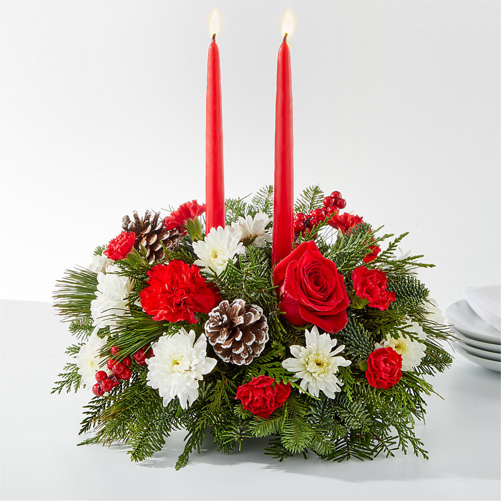 Holiday Soiree Centerpiece –  Sugardoll Florist, New York NY