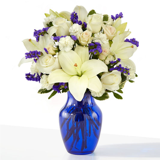 Sapphire Rush Bouquet –  Sugardoll Florist, New York NY