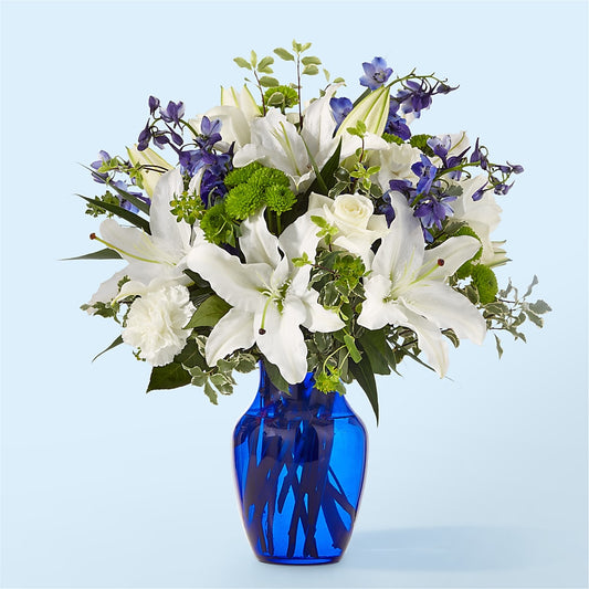 Santorini Bouquet –  Sugardoll Florist, New York NY