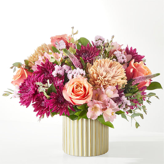 Berry Cobbler Bouquet with Ivory Vase –  Sugardoll Florist, New York NY
