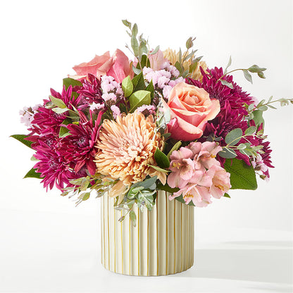 Berry Cobbler Bouquet with Ivory Vase –  Sugardoll Florist, New York NY