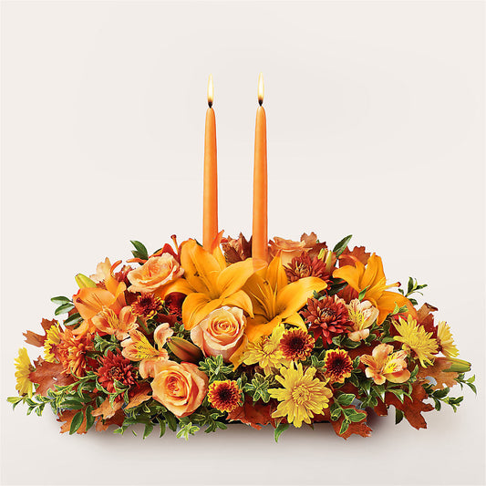 Traditions Centerpiece –  Sugardoll Florist, New York NY