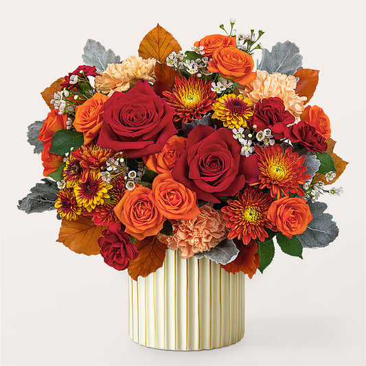 Merlot Bouquet with Ivory Vase –  Sugardoll Florist, New York NY