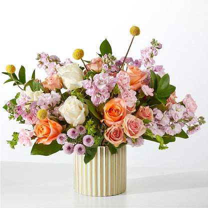 French Market Bouquet with Ivory Vase –  Sugardoll Florist, New York NY