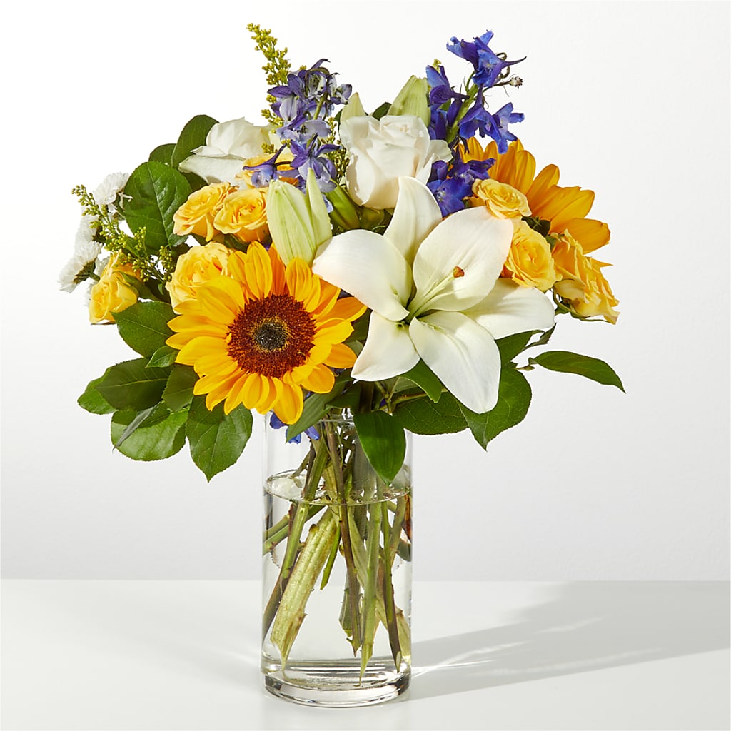 Wonderfully Sunny Bouquet –  Sugardoll Florist, New York NY