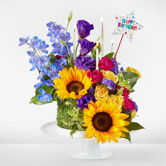 Star of the Day Floral Cake –  Sugardoll Florist, New York NY