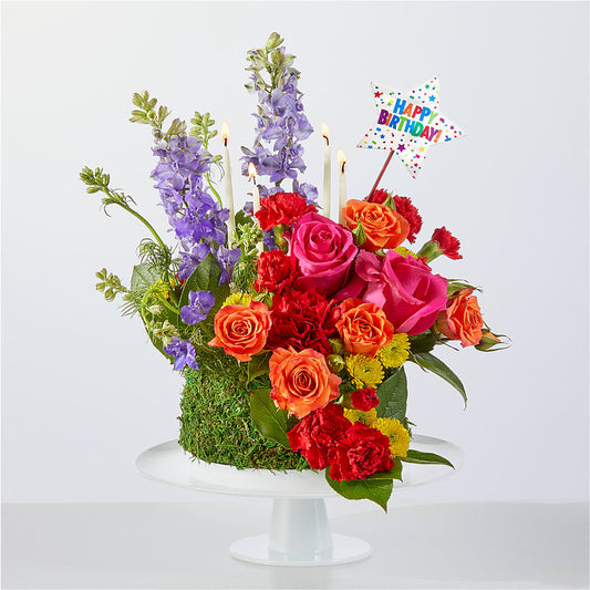 Best Year Yet Floral Cake –  Sugardoll Florist, New York NY