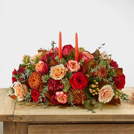 Gather Near Centerpiece –  Sugardoll Florist, New York NY