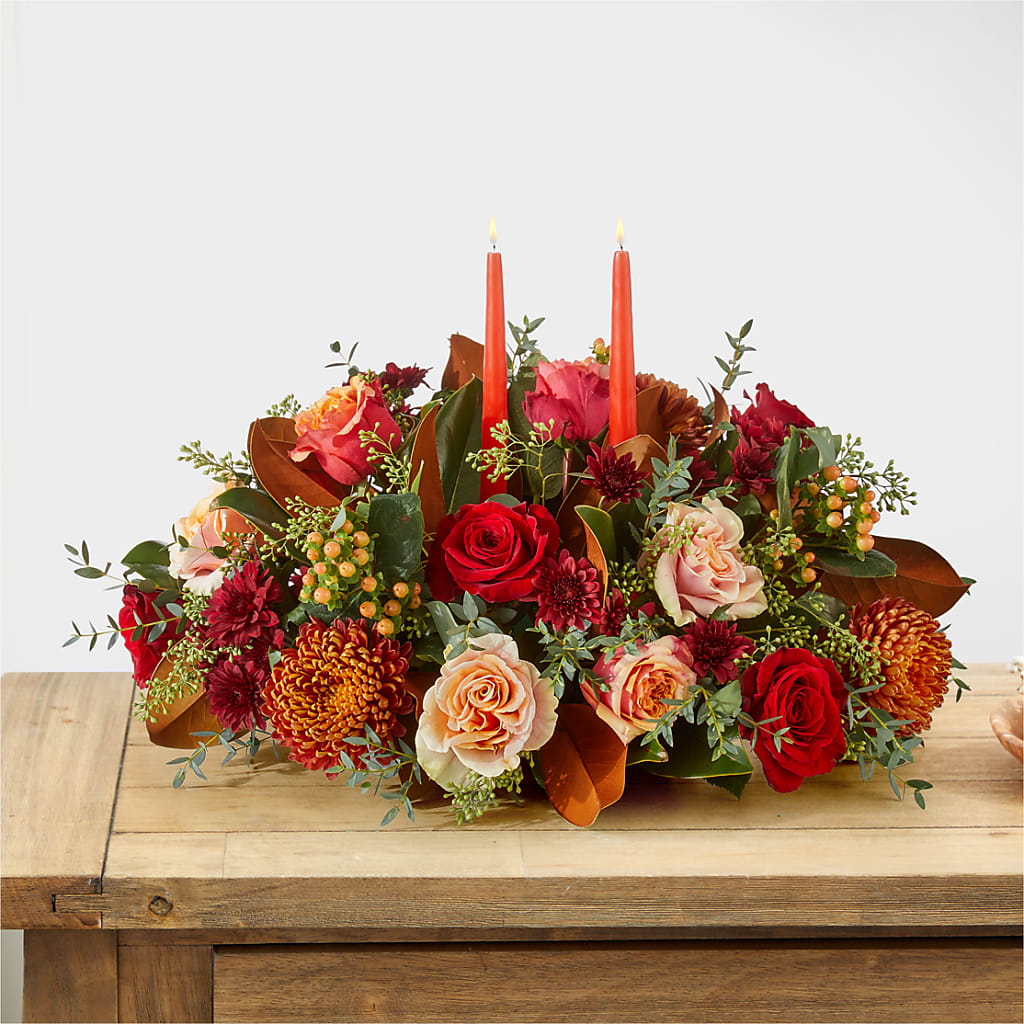 Gather Near Centerpiece –  Sugardoll Florist, New York NY