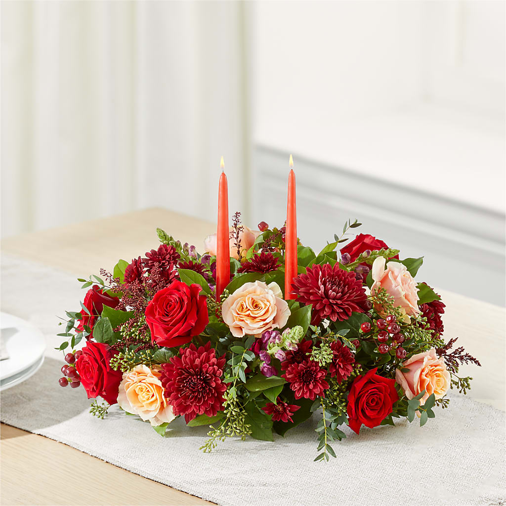 Most Thankful Centerpiece –  Sugardoll Florist, New York NY