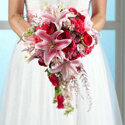 Lily & Rose Bouquet –  Sugardoll Florist, New York NY