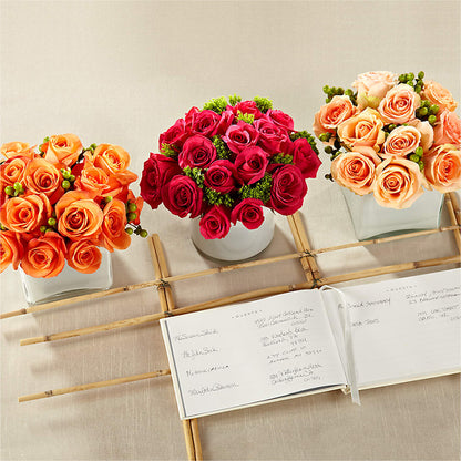 Dawn Rose Centerpiece –  Sugardoll Florist, New York NY