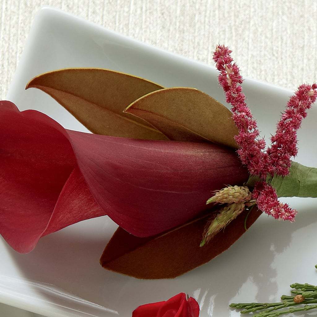 Red Calla Boutonniere –  Sugardoll Florist, New York NY