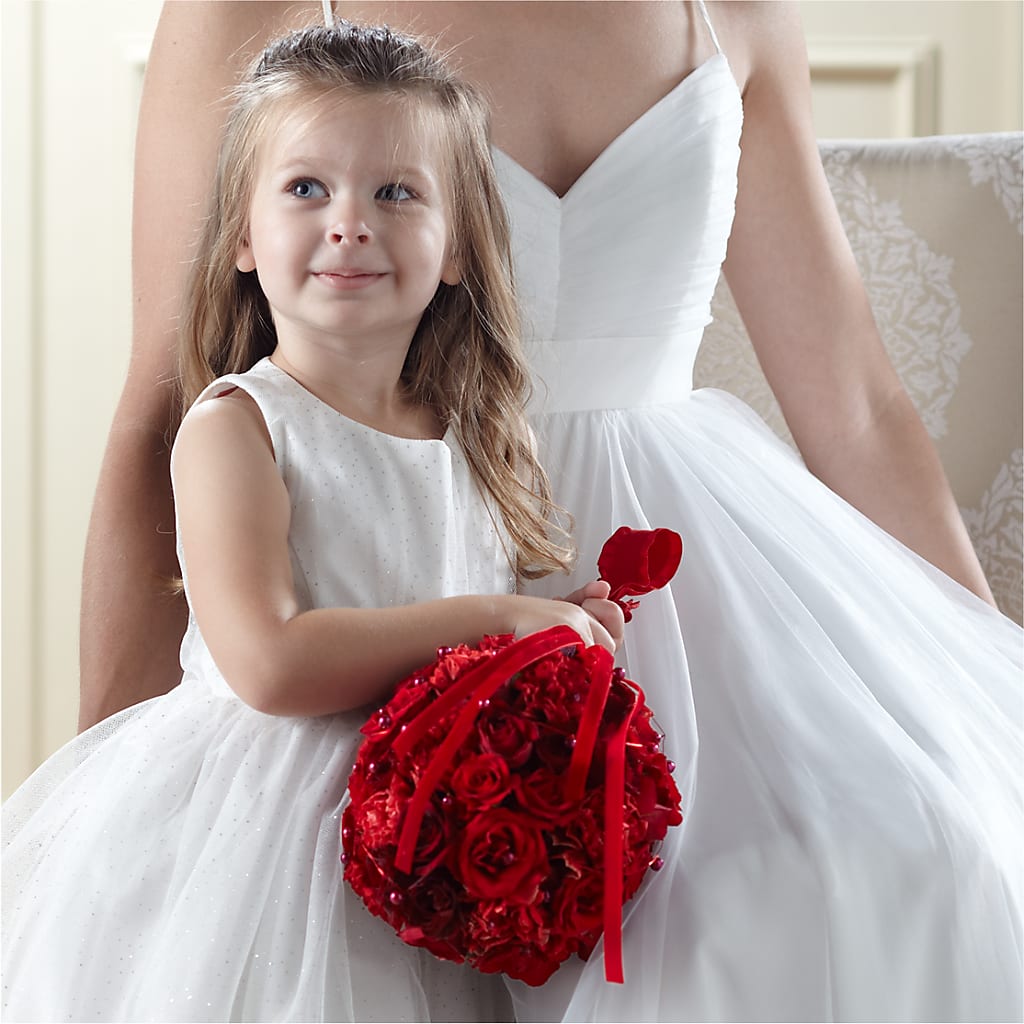 Pure at Heart Flower Girl Arrangement –  Sugardoll Florist, New York NY